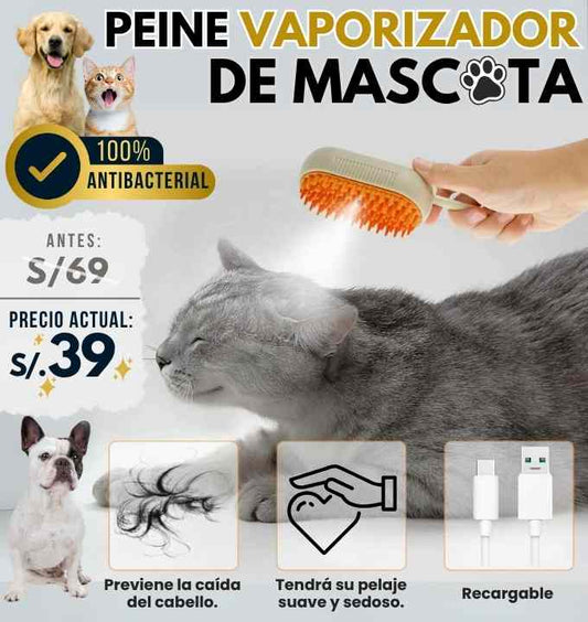 PEINE VAPORIZADOR DE MASCOTA